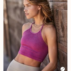 Happiness runs crop tank